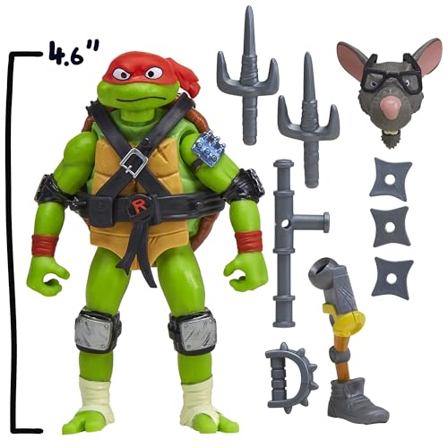 Raphael's weapons included for authentic action moments