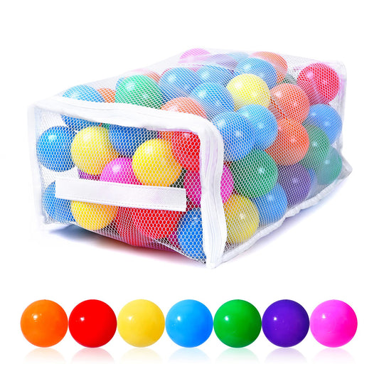 PlayMaty ball pit balls in a colorful ocean theme for safe, engaging play