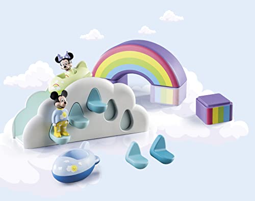 Playmobil 1.2.3 Disney Cloud Home includes 16 pieces.
