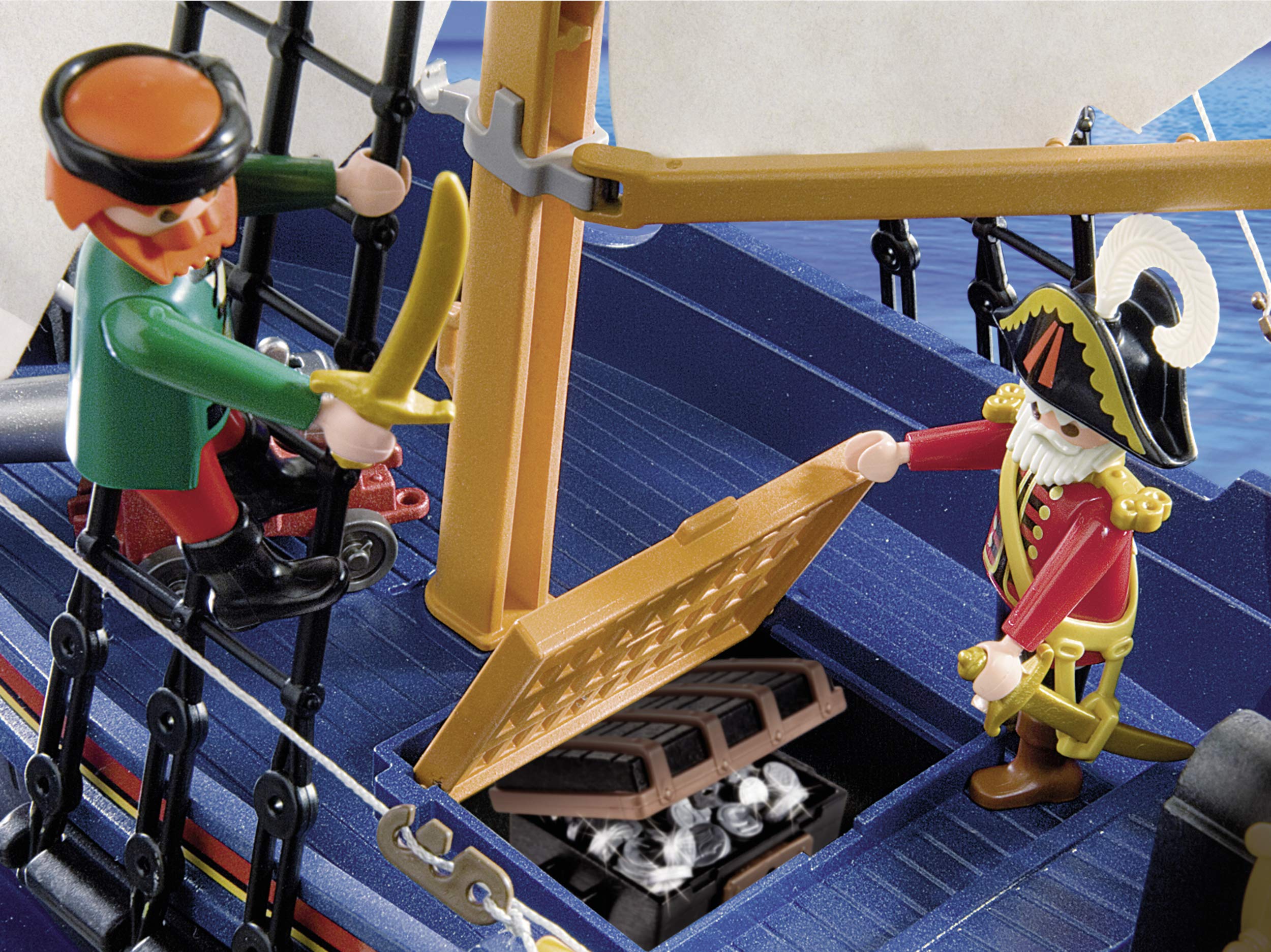 Playmobil 5810 pirate crew figures enabling role-play with friends.