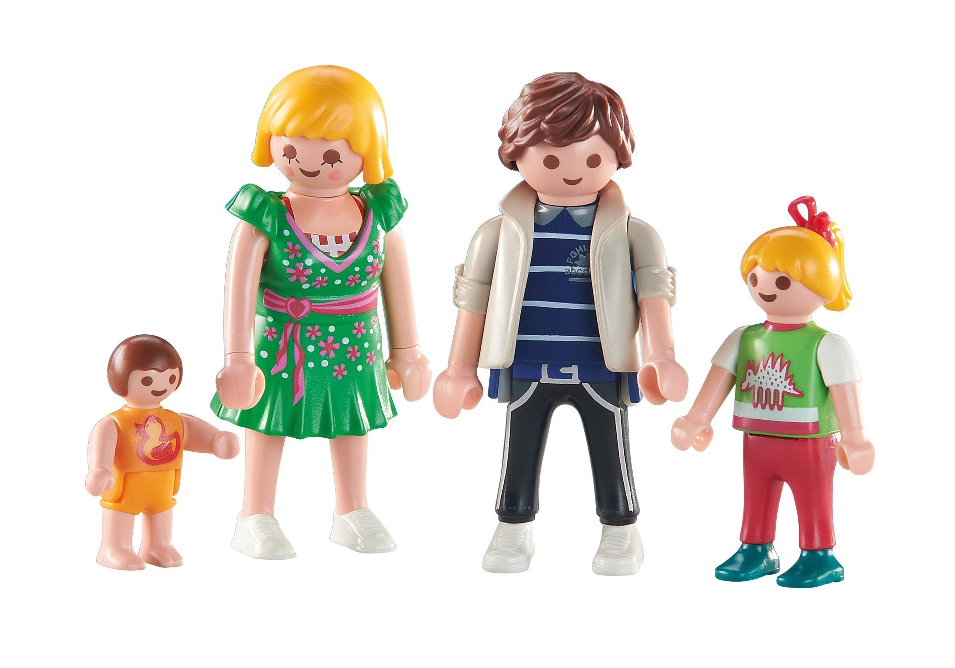 Playmobil 6530 Modern Family packaging no box, convenient for quick setup and display.