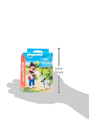 Playmobil 70154 set packaging shows a complete family stroll for kids.