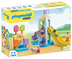 Playmobil Adventure Tower ice cream flavors close-up showcases four flavor options for pretend play.