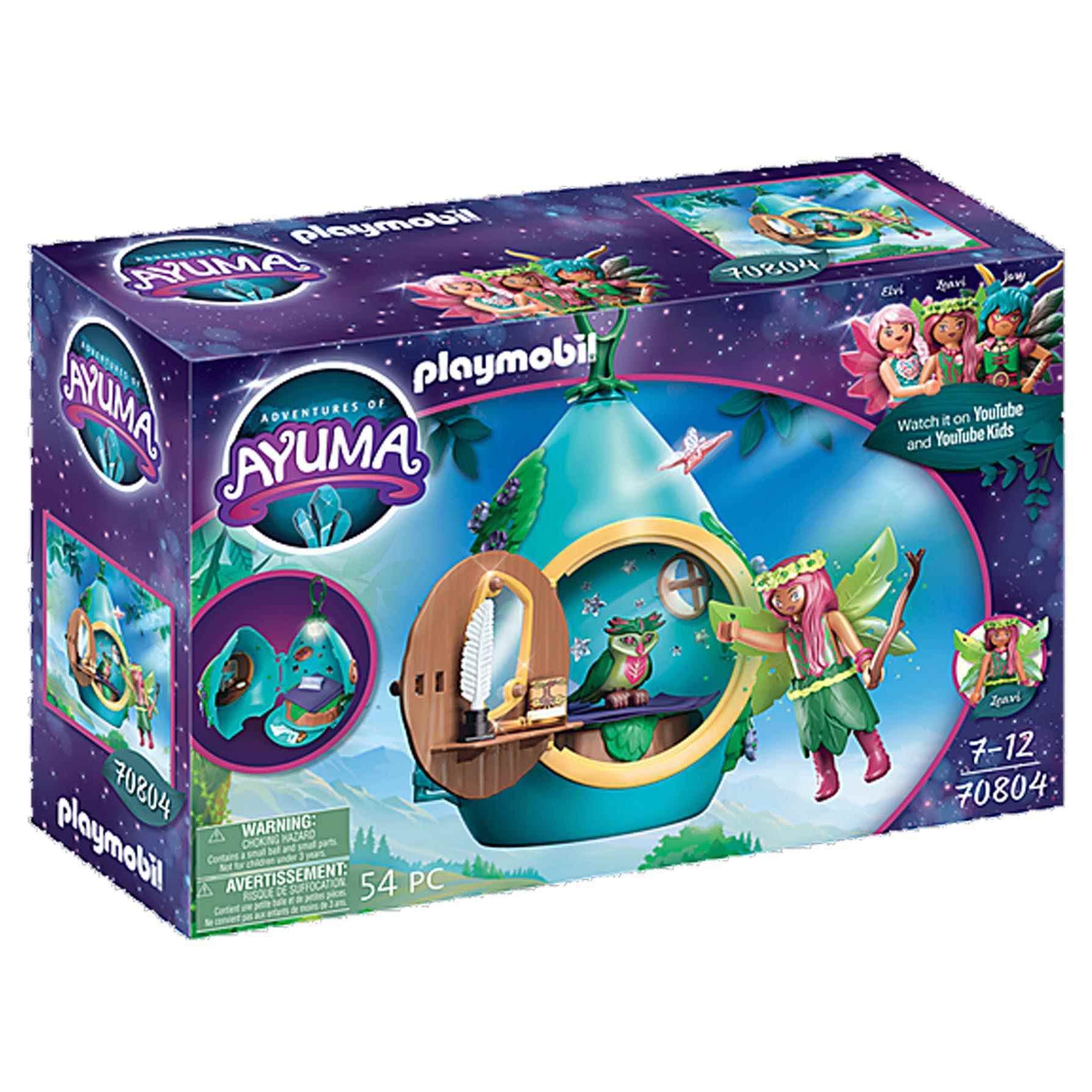 Playmobil Ayuma flower lantern glows to create calming fairy ambiance