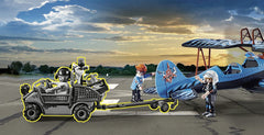 Playmobil Air Stunt Show Phoenix Biplane two pilots add cooperative action.