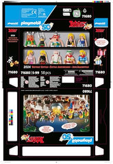 Playmobil Asterix figure set packaging showing easy cleaning under running water