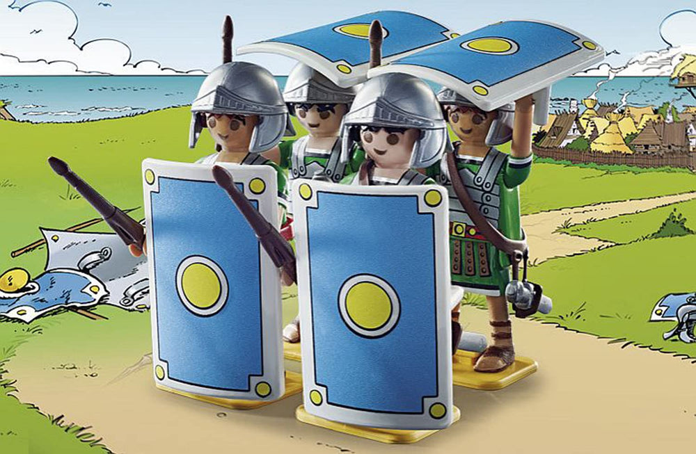 Playmobil Asterix tortoise formation feature sparks interactive play
