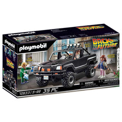 Playmobil Back to The Future Marty’s Pickup Truck front view, inviting imaginative play and detail appreciation.