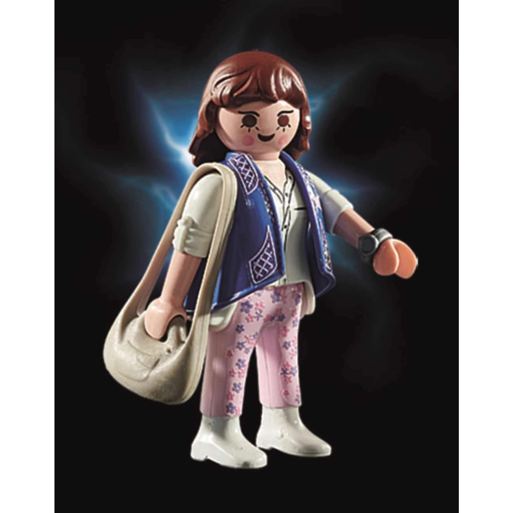 Playmobil Back to The Future road scene play encourages collaborative storytelling among kids.
