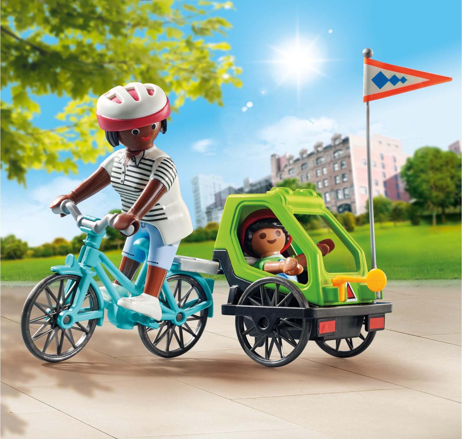 Playmobil Bicycle Excursion: adult bike ready for role-play adventures