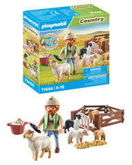 Playmobil 71444 shepherd with sheep for imaginative farm play
