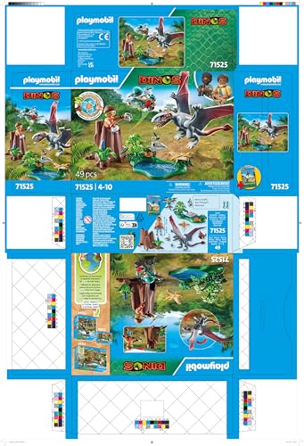 Playmobil Dinos Observatory instruction image helps kids assemble scenes easily