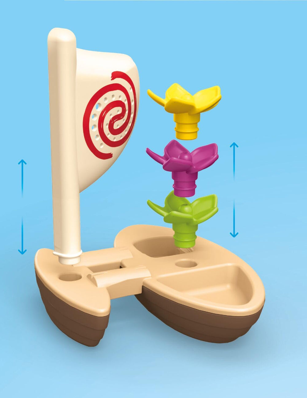 Playmobil eco packaging and plant-based plastics highlight sustainability.