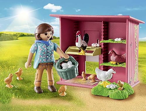 Playmobil Egg Basket for collecting fresh eggs on the farm scene