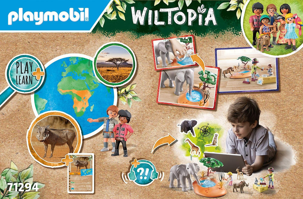 Playmobil elephant AR selfie feature brings animals into your home