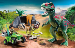 Close-up of the quad in action with the T-Rex chasing scene
