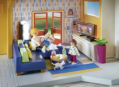 Playmobil Family Room TV with inserts enabling dynamic storytelling