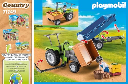 Playmobil Farm accessories and figure boost storytelling and role play.