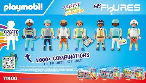 Playmobil figures arms, legs, and accessories swap for endless customization.