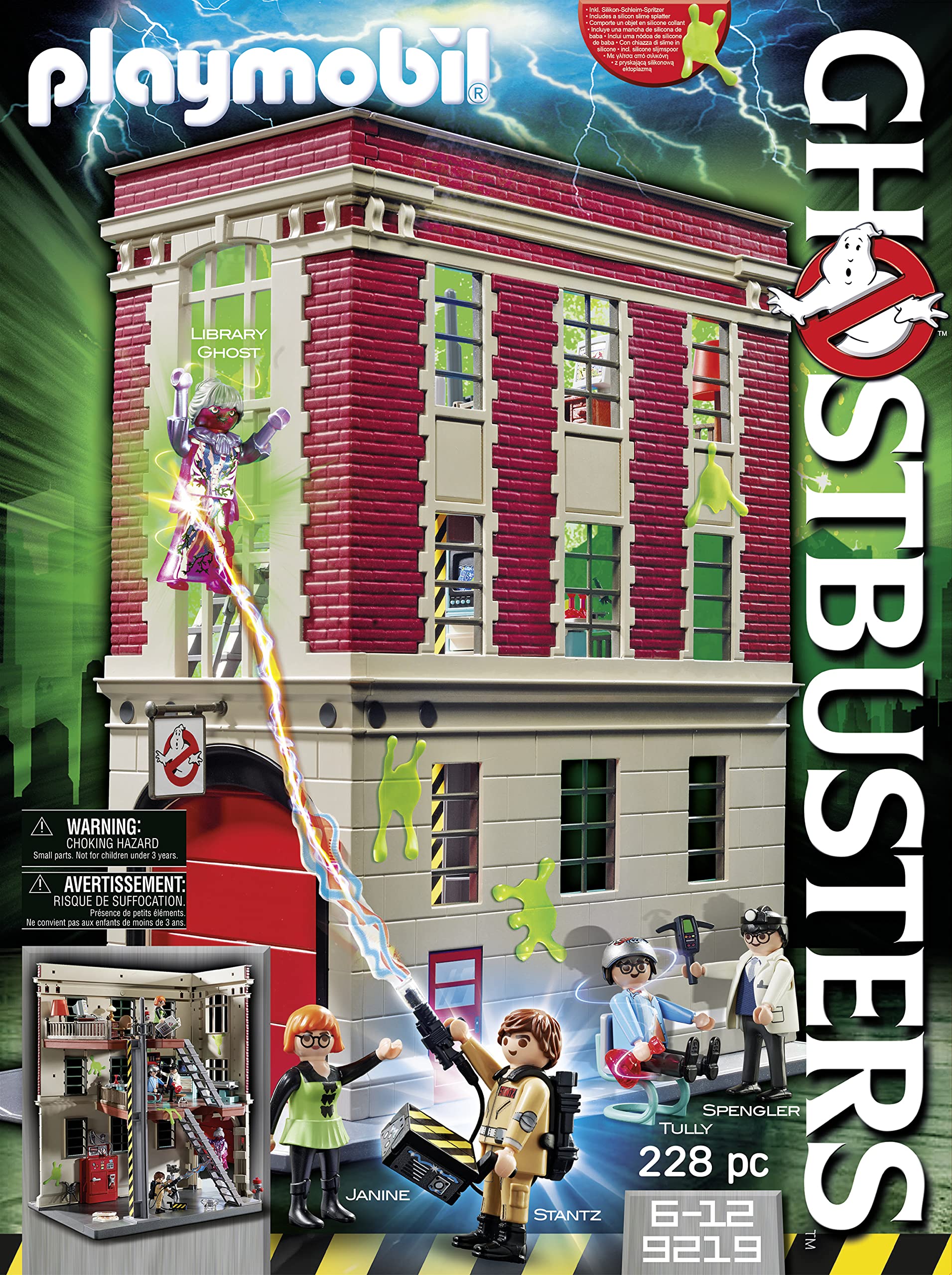 Playmobil Ghostbusters Ghost Trap included for chase scenes