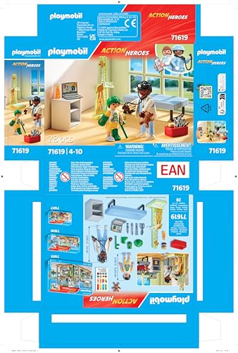 Playmobil growth chart and accessories encourage imaginative care routines and progress tracking.