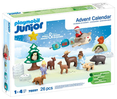 Playmobil Junior Snowy Christmas door figures inspire imaginative daily play