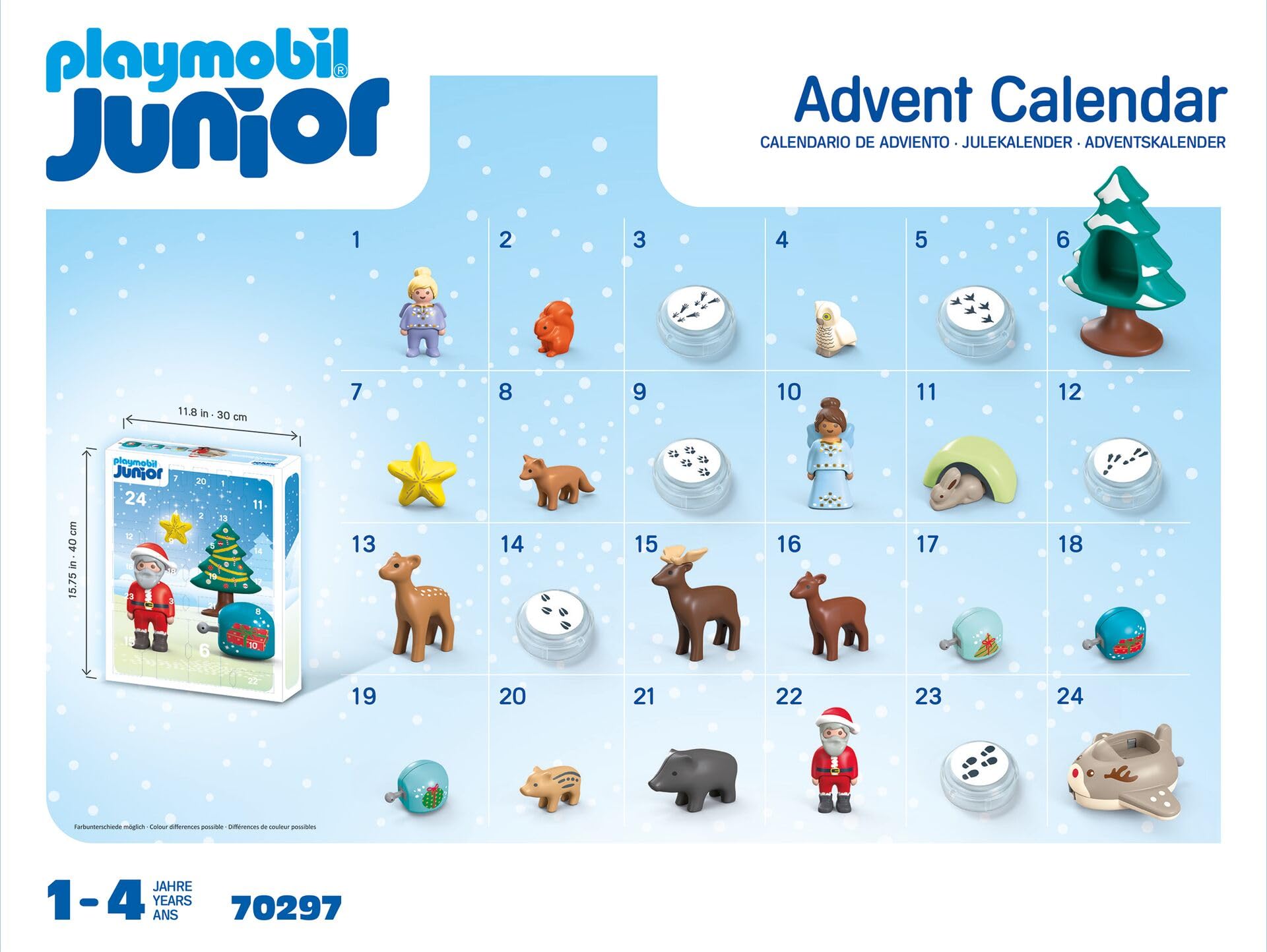 Playmobil Junior Snowy Christmas eco friendly packaging highlights sustainability