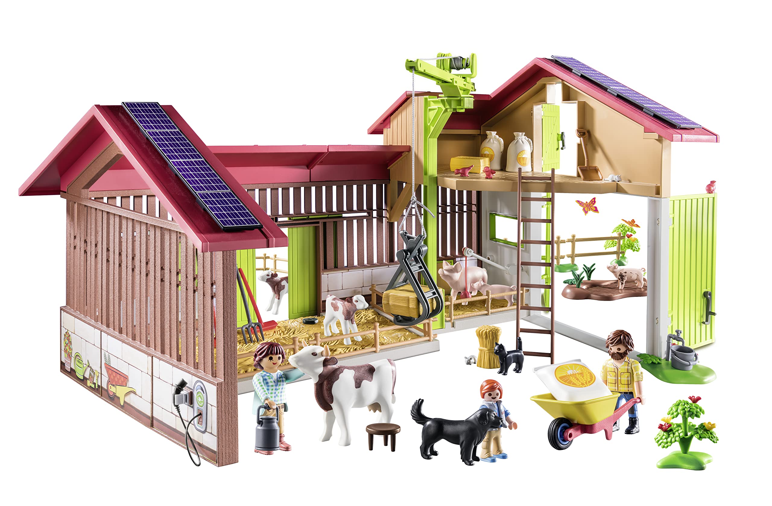 Fencing and ladder accessories for the Playmobil Large Farm