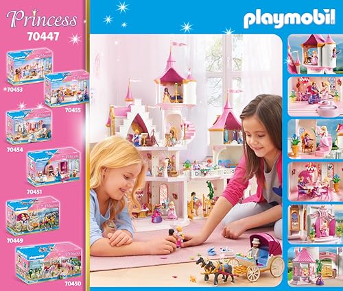 Playmobil Large Princess Castle dimensions reveal four-story, spacious playset.