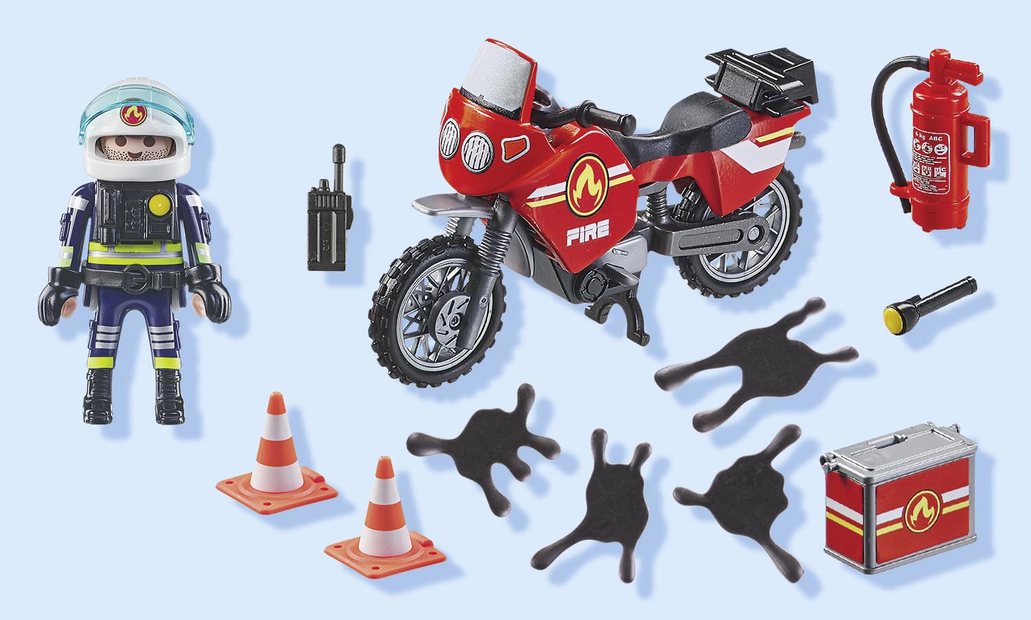 Playmobil luggage box side attachment expands mission gear.
