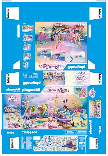Playmobil Mermaid Animal Care swordfish tail wrap demonstrates care actions