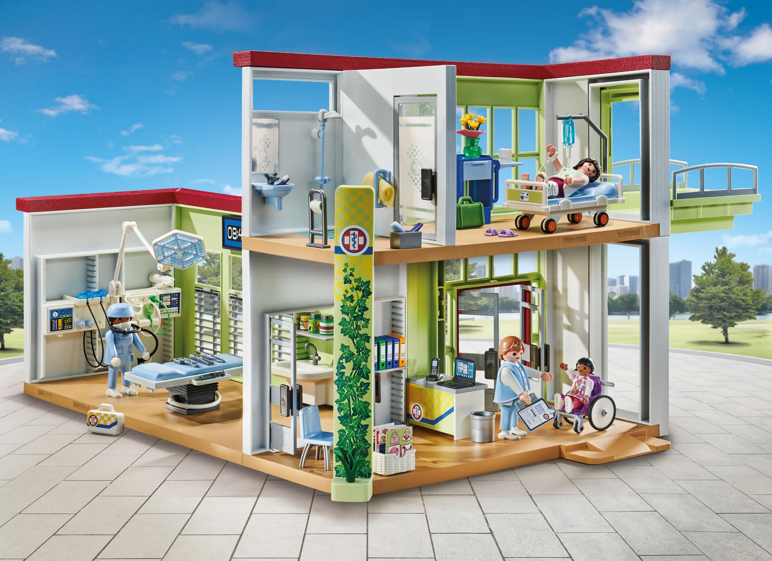 Playmobil Modern Hospital exam table for checkups and exams