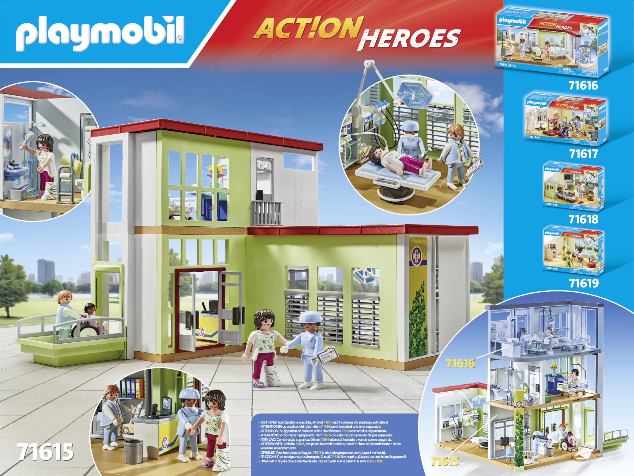 Playmobil Modern Hospital wheelchair for mobility and care