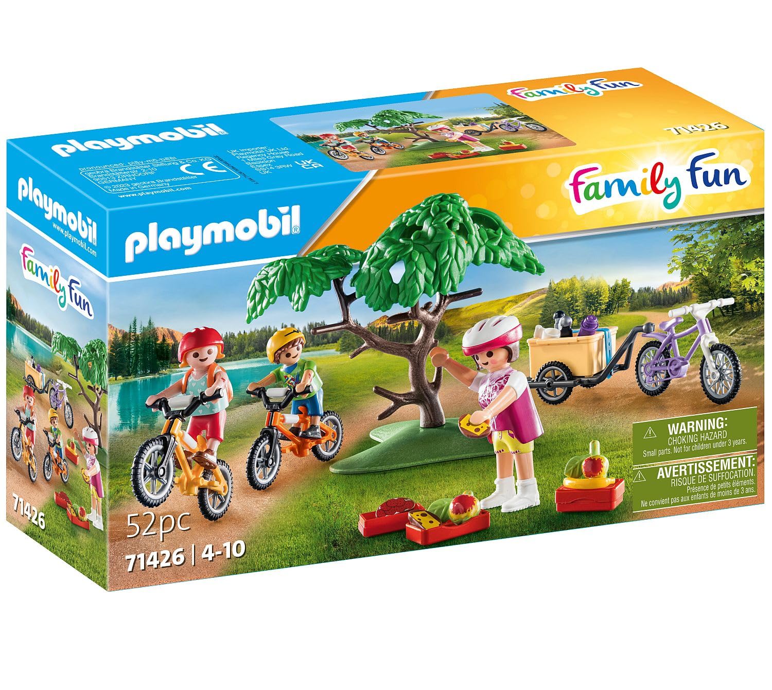 Playmobil Mountain Bike Tour child figure 1 wearing helmet ready to ride.