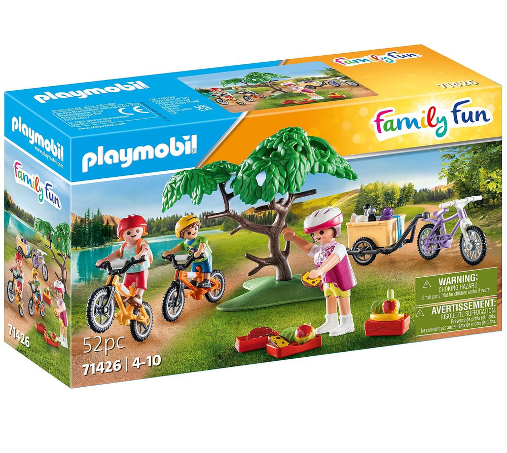 Playmobil Mountain Bike Tour child figure 1 wearing helmet ready to ride.
