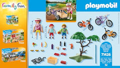 Playmobil Mountain Bike Tour trail accessories for immersive outdoor play.