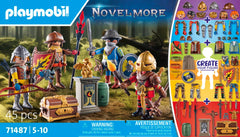 Playmobil My Figures Knights of Novelmore accessories collection expands play options.