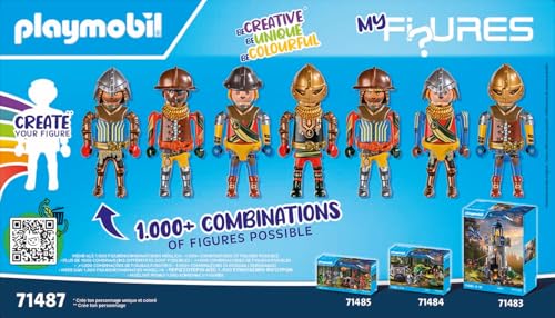 Playmobil My Figures Knights of Novelmore kid-friendly size fits small hands.