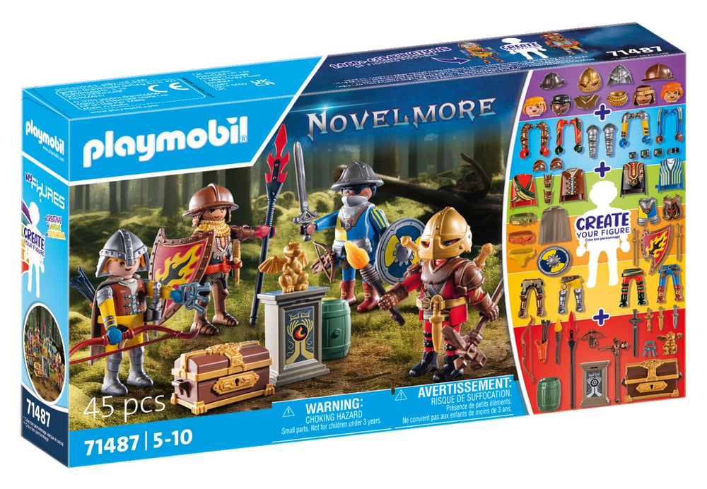 Playmobil My Figures Knights of Novelmore treasure chest invites treasure-hunt adventures.