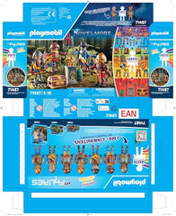 Playmobil My Figures Knights of Novelmore easy cleaning under running water.