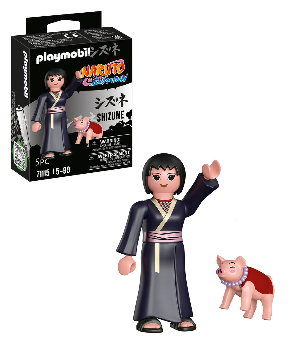 Playmobil Naruto Shizune figure close-up for imaginative play