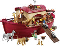 Playmobil Noah's Ark floating vessel encourages imaginative play on water and carpet.