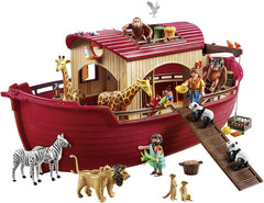Playmobil Noah's Ark floating vessel encourages imaginative play on water and carpet.