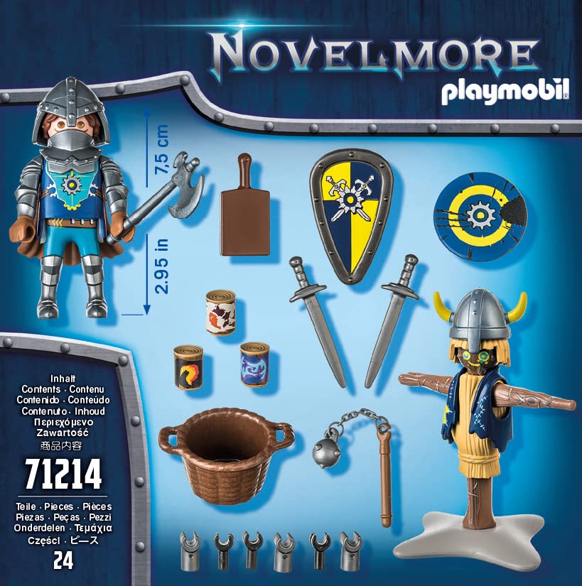 Playmobil Novelmore basket stores gear when not in use