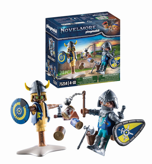 Playmobil Novelmore combat-training knight in action for imaginative play