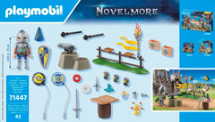 Playmobil Novelmore birthday prizes add excitement to the tin can challenge.