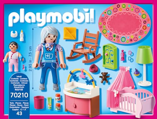 Playmobil Nursery baby bottle and towels inviting nurturing routines