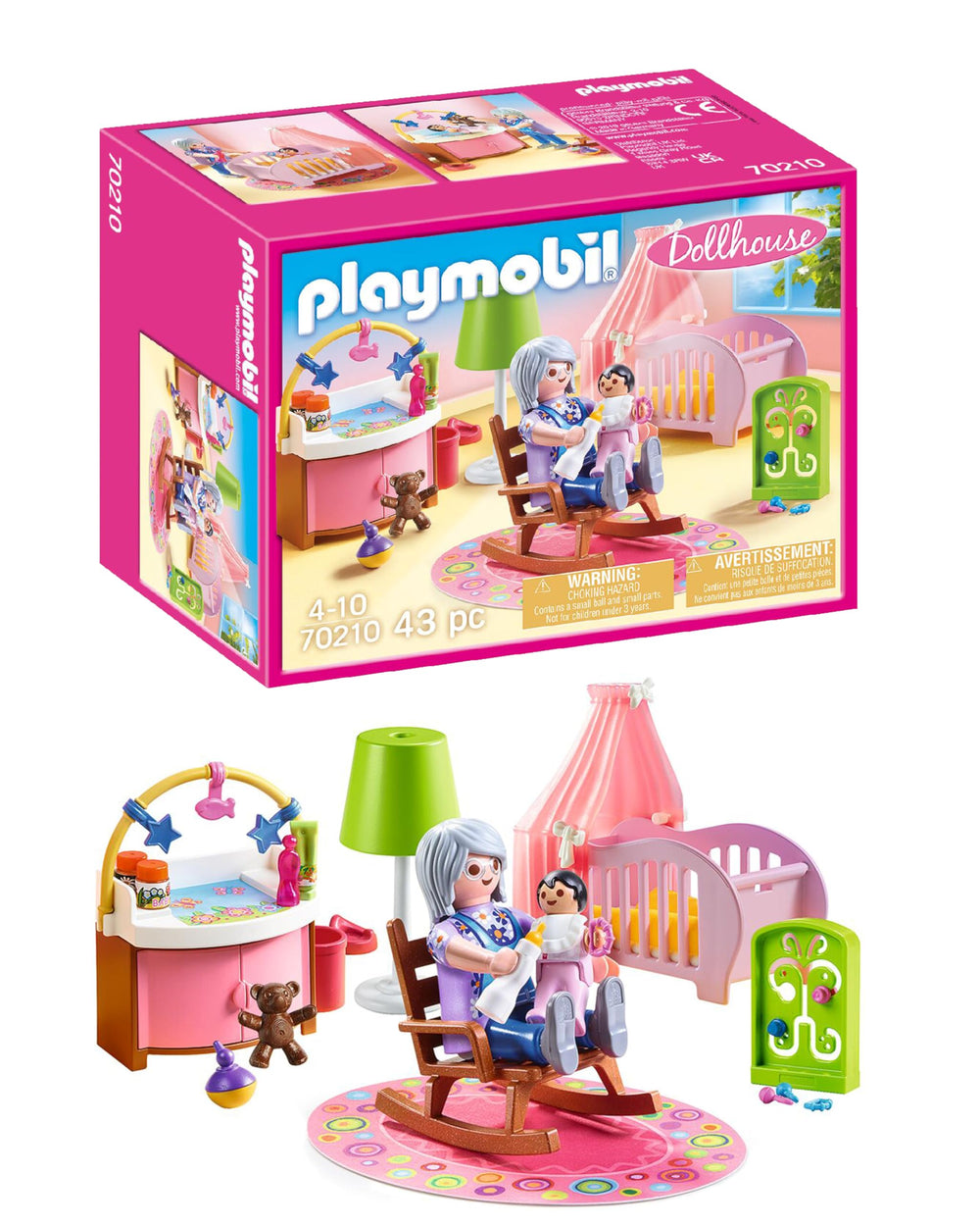 Playmobil Nursery baby crib for cozy naps and gentle play routines