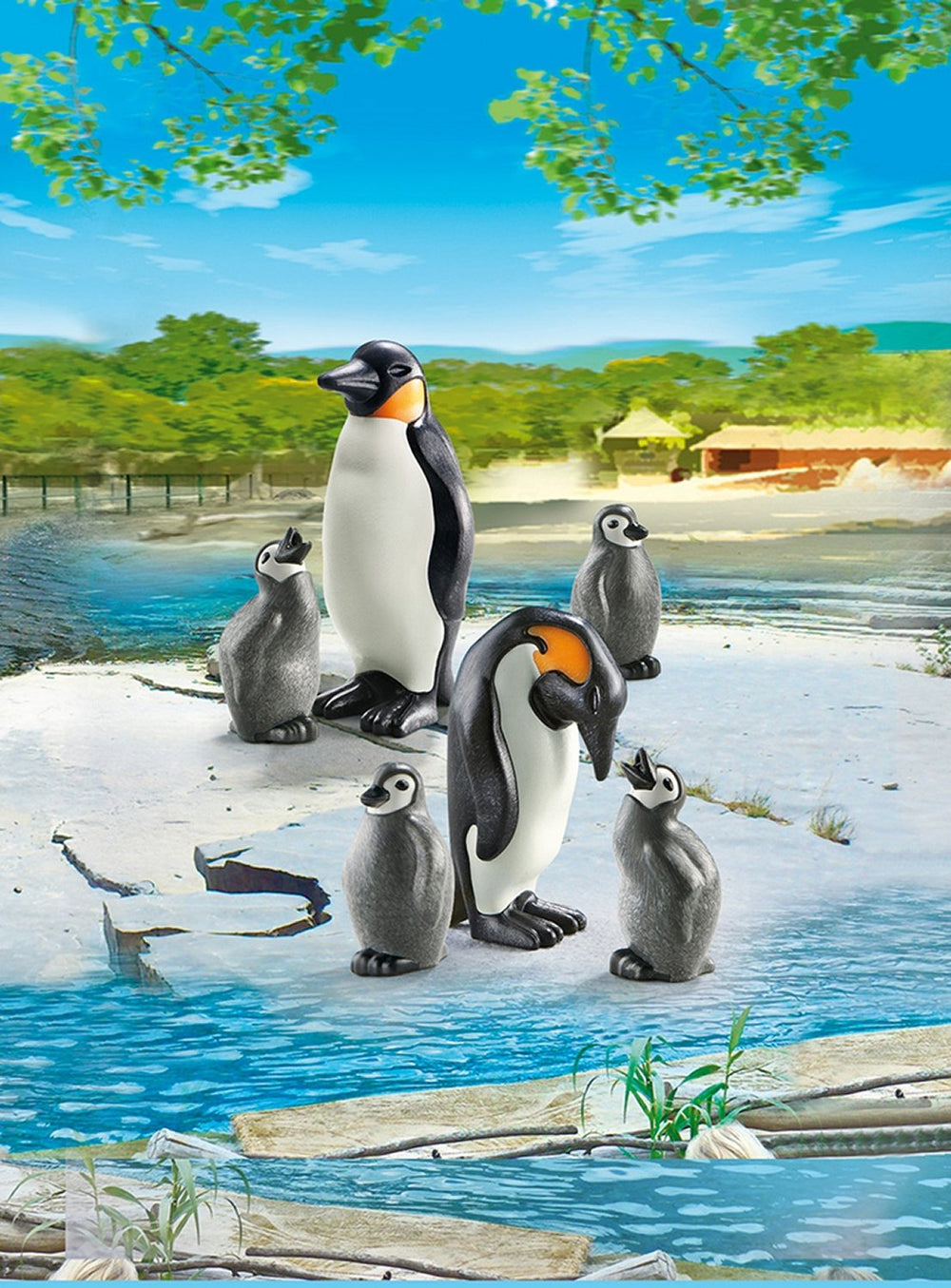 Playmobil Penguin Family play scene supports creative storytelling and zoo setups
