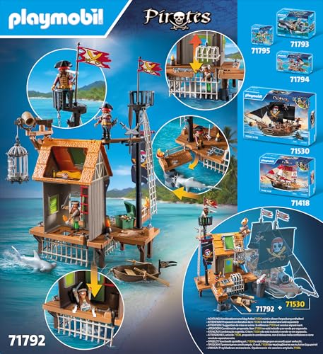 Playmobil Pirate Harbor prison underneath, inspiring stories of daring escapes and clever traps.